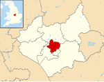 Leicester UK locator map